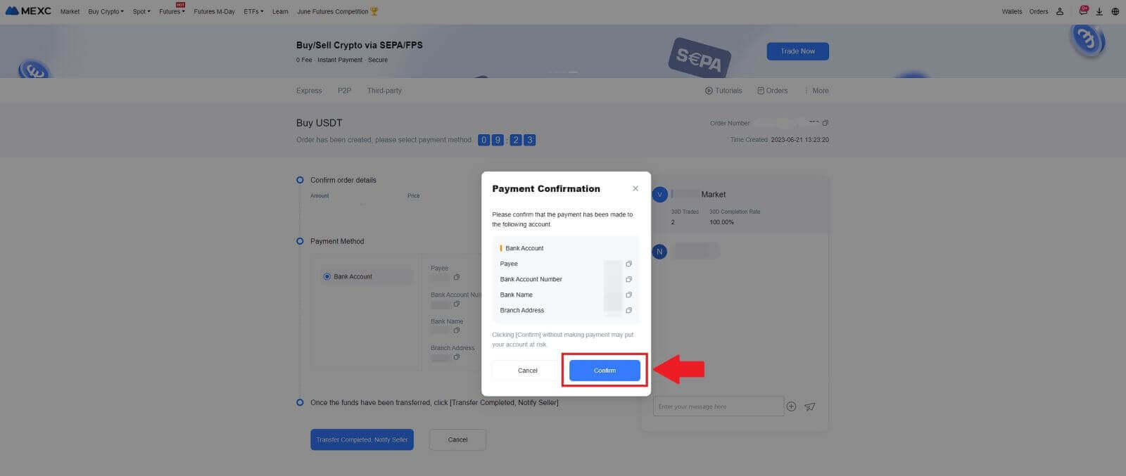 MEXC P2P फिएट ट्रेडिंग पर क्रिप्टो कैसे खरीदें