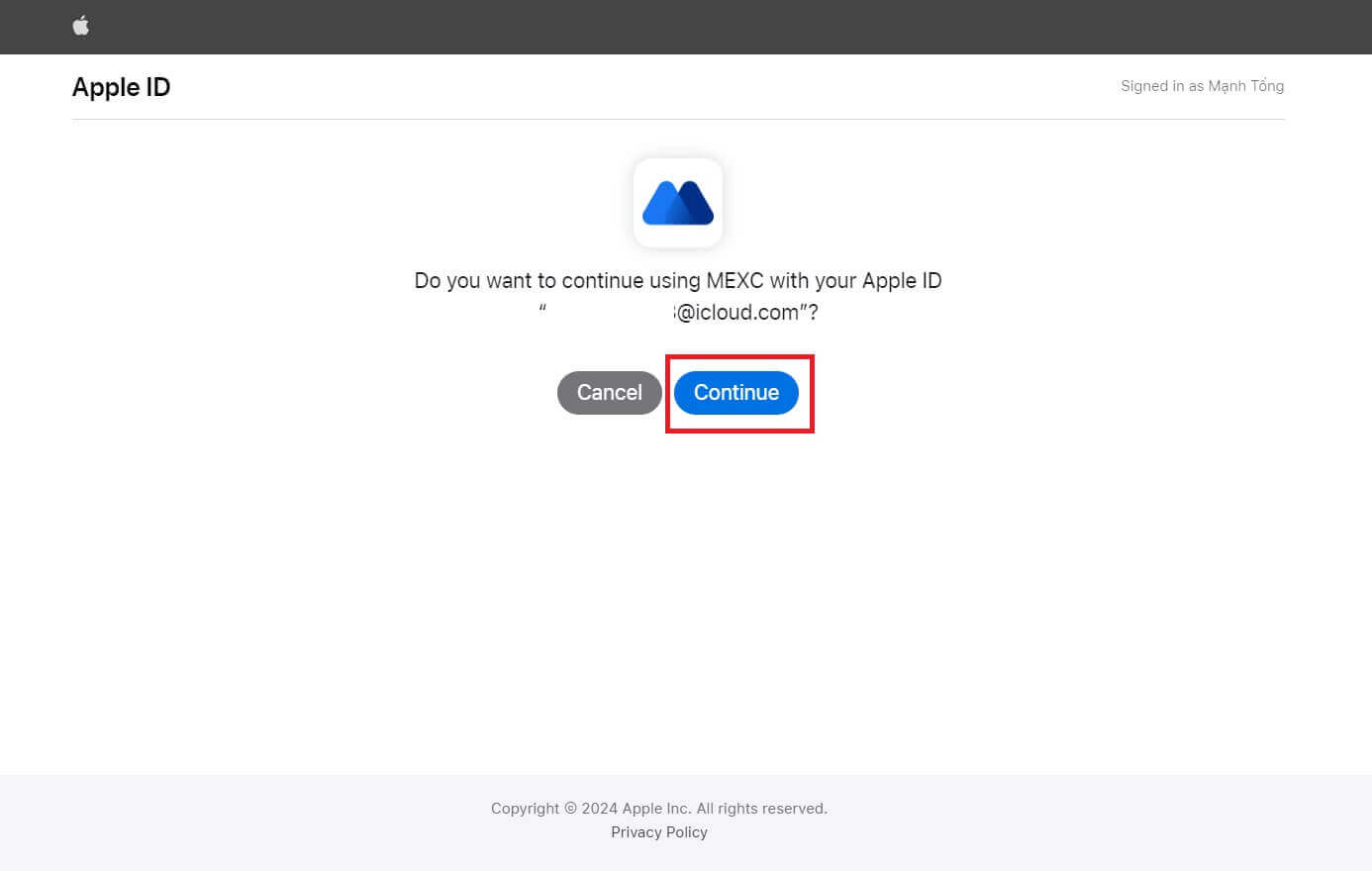 Cách đăng nhập và gửi tiền trên MEXC
