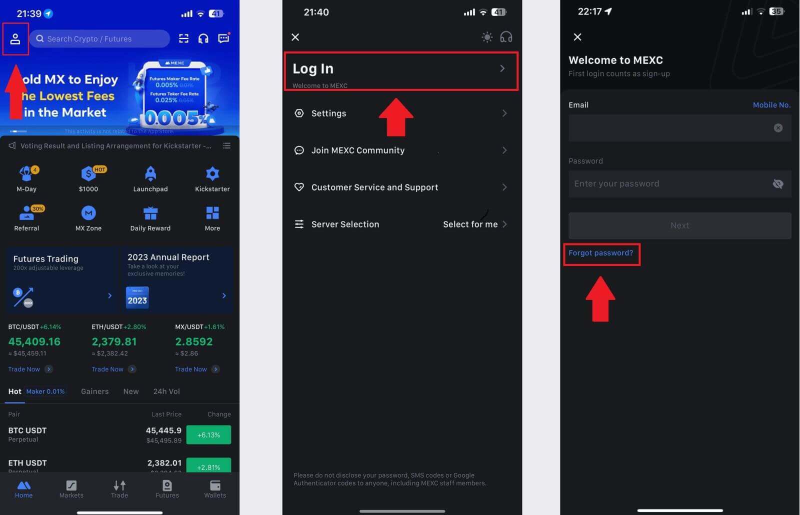 How to Login and Deposit on MEXC How to Login and Deposit on MEXC