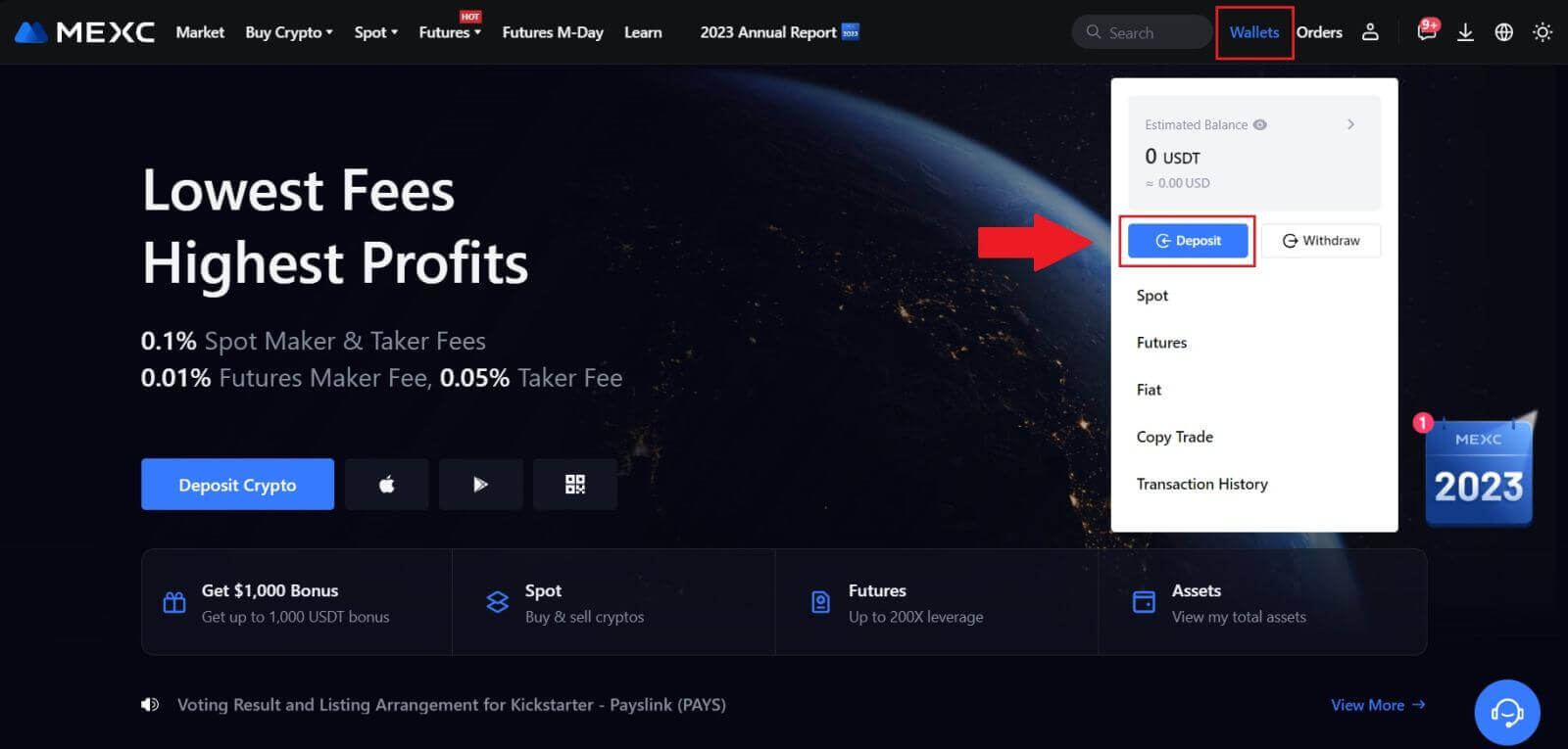 How to Login and Deposit on MEXC How to Login and Deposit on MEXC