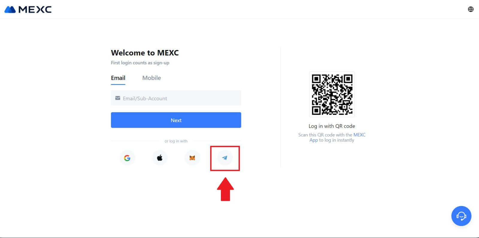 Cách đăng nhập và bắt đầu giao dịch tiền điện tử tại MEXC