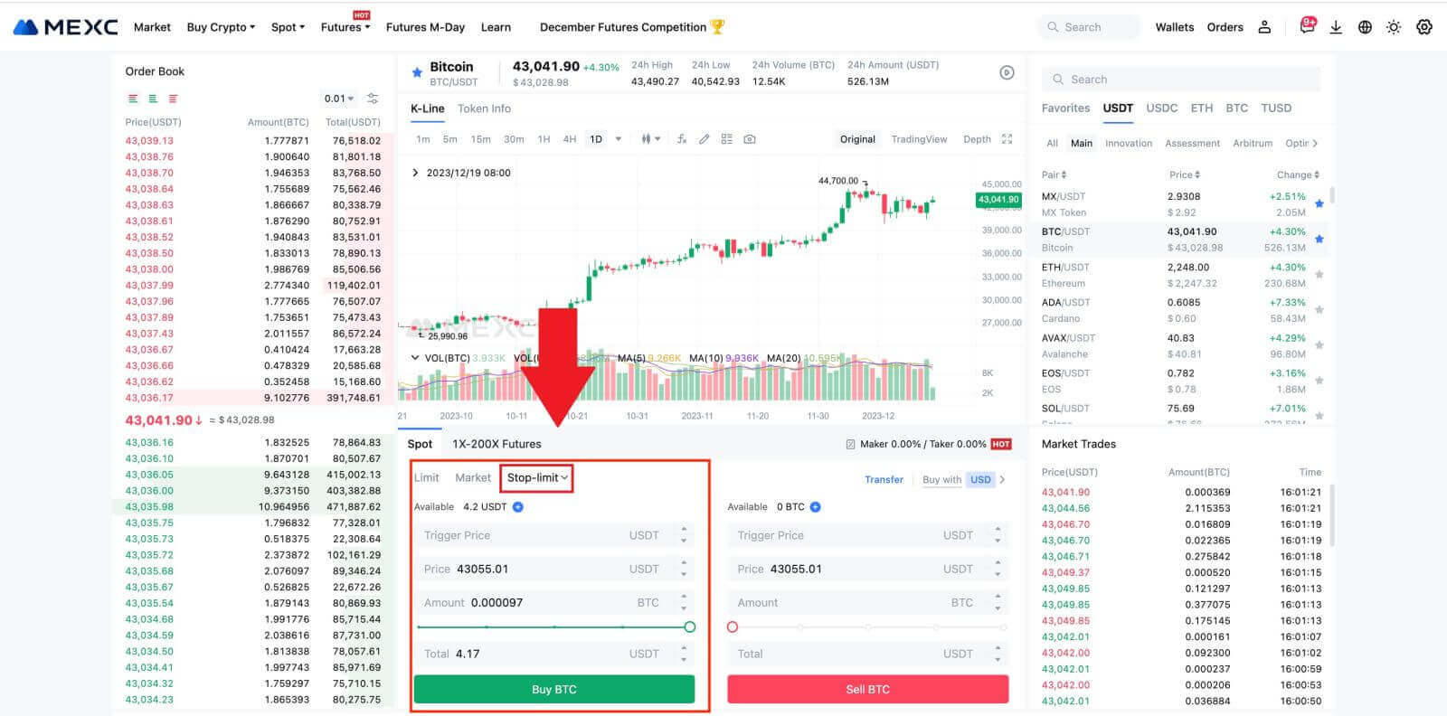 How to Register and Trade Crypto at MEXC