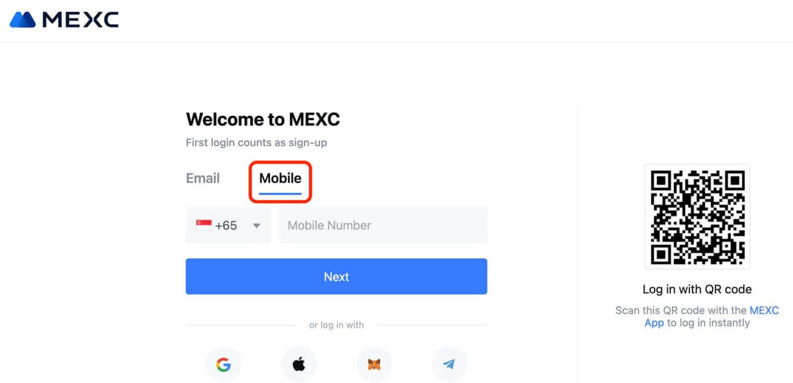 Cara Mendaftar dan Penarikan di MEXC Cara Mendaftar dan Penarikan di MEXC
