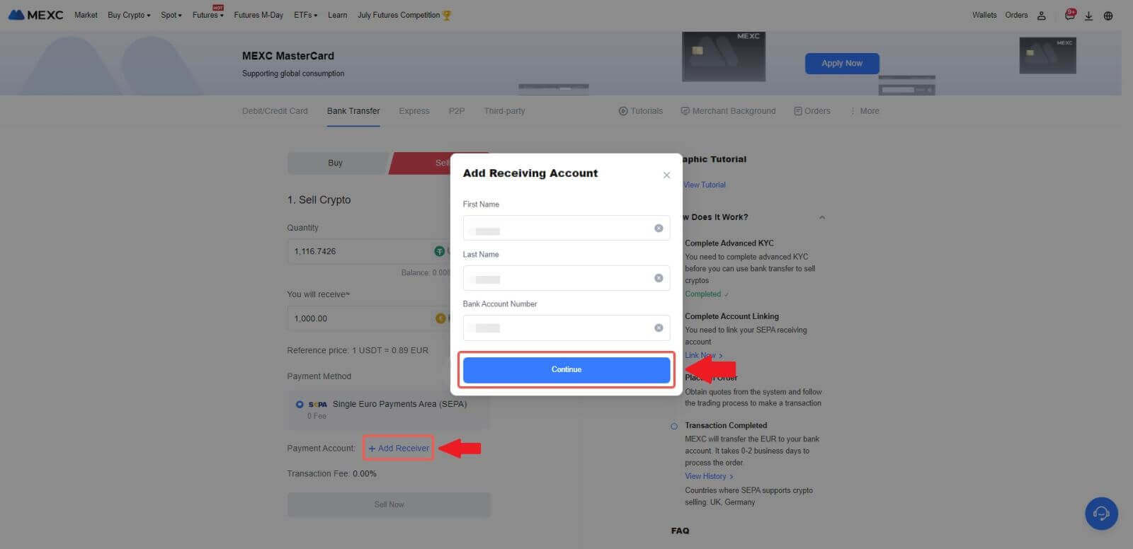 Cara Mendaftar dan Penarikan di MEXC Cara Mendaftar dan Penarikan di MEXC