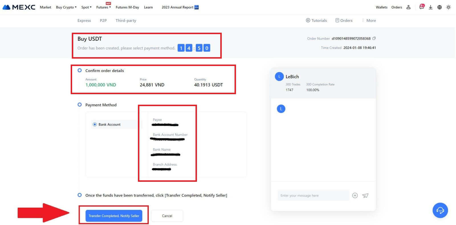 MEXCへの登録と入金方法