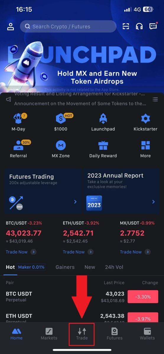 How to Trade Crypto in MEXC