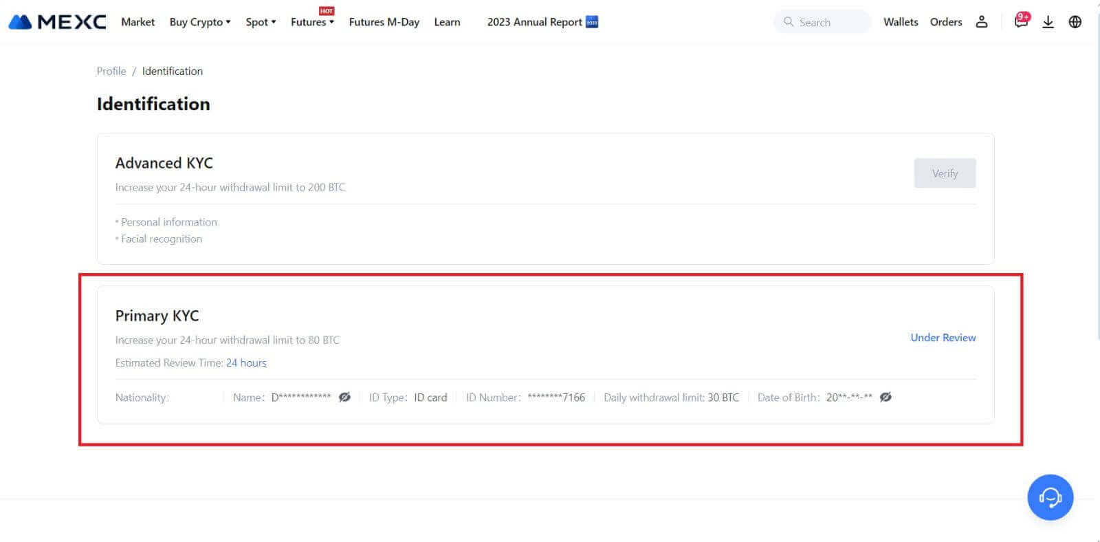 How to Verify Account in MEXC